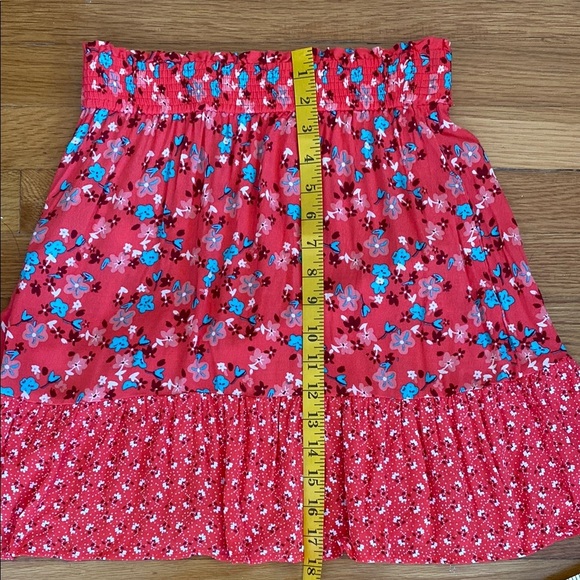 Floral Red Skirt - Picture 5 of 5